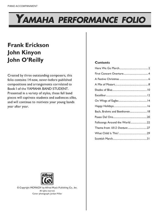 Yamaha Performance Folio | 小雅音樂 Hsiaoya Music