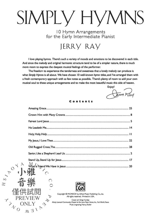 Simply Hymns | 小雅音樂 Hsiaoya Music