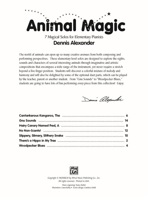 Animal Magic 7 Magical Solos for Elementary Pianists 獨奏 | 小雅音樂 Hsiaoya Music
