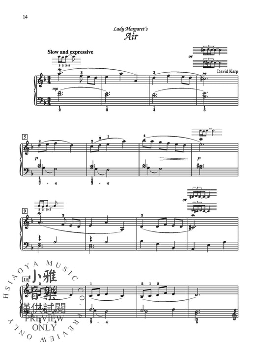 Lady Margaret's Suite 組曲 | 小雅音樂 Hsiaoya Music