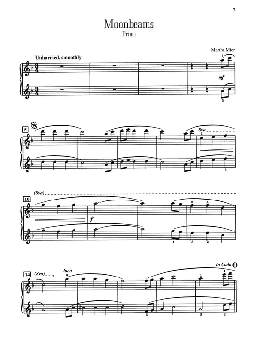 Treasures for Two, Book 2 6 Captivating Duets for Intermediate to Late Intermediate Pianists 二重奏 | 小雅音樂 Hsiaoya Music