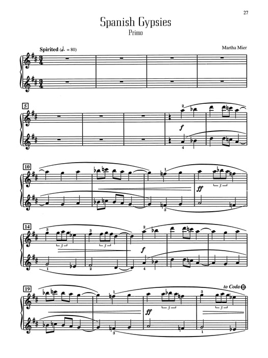 Treasures for Two, Book 2 6 Captivating Duets for Intermediate to Late Intermediate Pianists 二重奏 | 小雅音樂 Hsiaoya Music