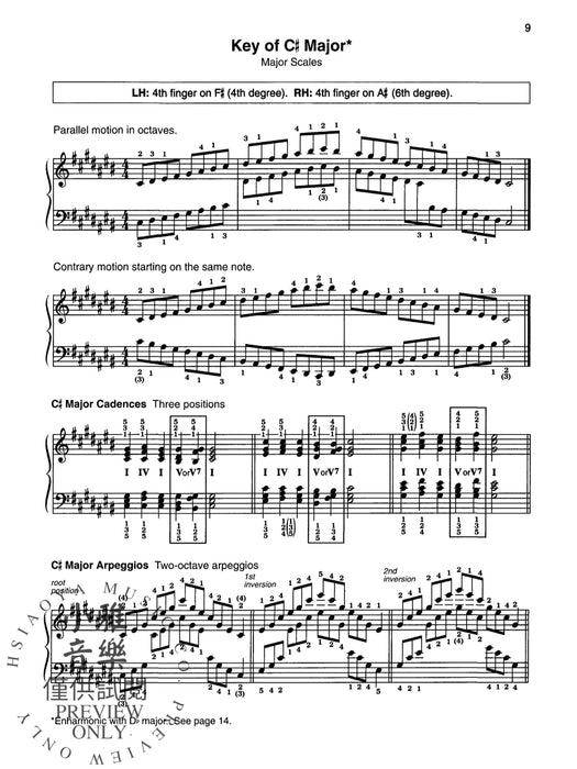 The First Book of Scales, Chords, Arpeggios & Cadences Includes All the Major, Harmonic Minor & Chromatic Scales | 小雅音樂 Hsiaoya Music