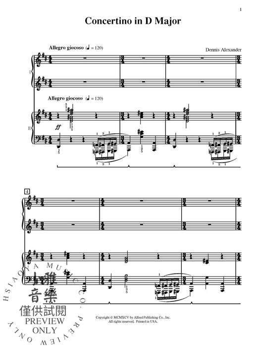 Concertino in D Major 音樂會 | 小雅音樂 Hsiaoya Music