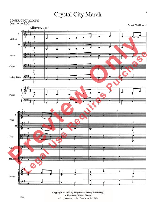 Crystal City March 進行曲 總譜 | 小雅音樂 Hsiaoya Music