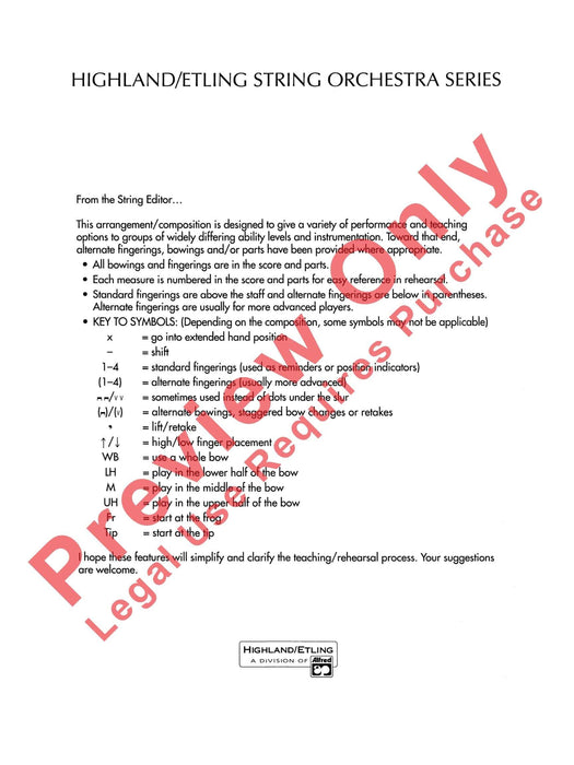 Stringtown Stroll 弦樂 總譜 | 小雅音樂 Hsiaoya Music