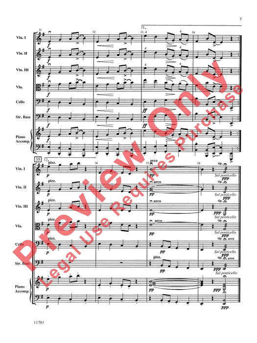 Stringtown Stroll 弦樂 總譜 | 小雅音樂 Hsiaoya Music