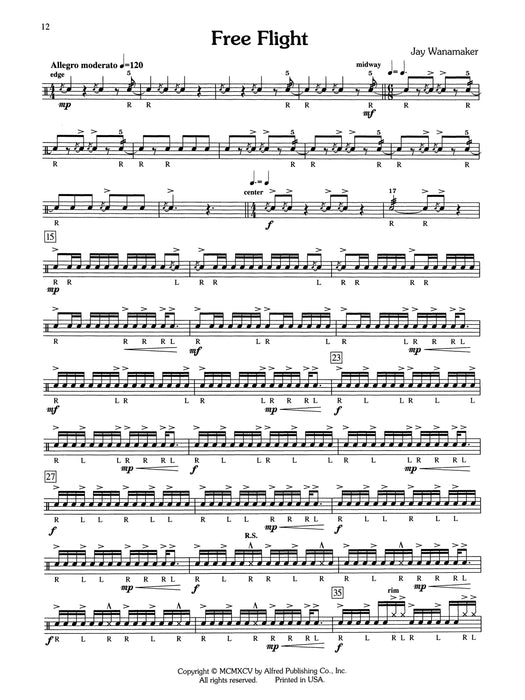 Alfred's Rudimental Contest Solos For the Intermediate Snare Drummer 獨奏 | 小雅音樂 Hsiaoya Music