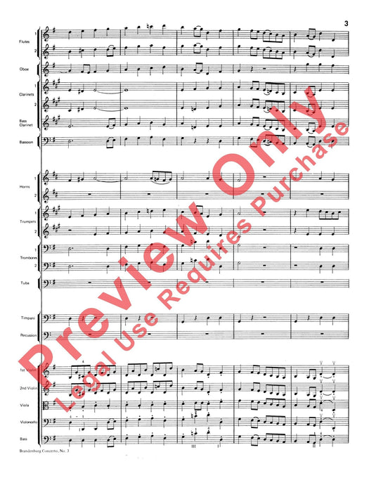 Brandenburg Sinfonia 巴赫約翰‧瑟巴斯提安 交響曲 總譜 | 小雅音樂 Hsiaoya Music