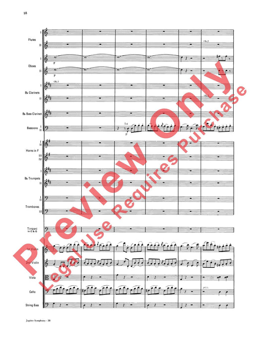 Jupiter Symphony, 1st Movement 莫札特 交響曲樂章 總譜 | 小雅音樂 Hsiaoya Music