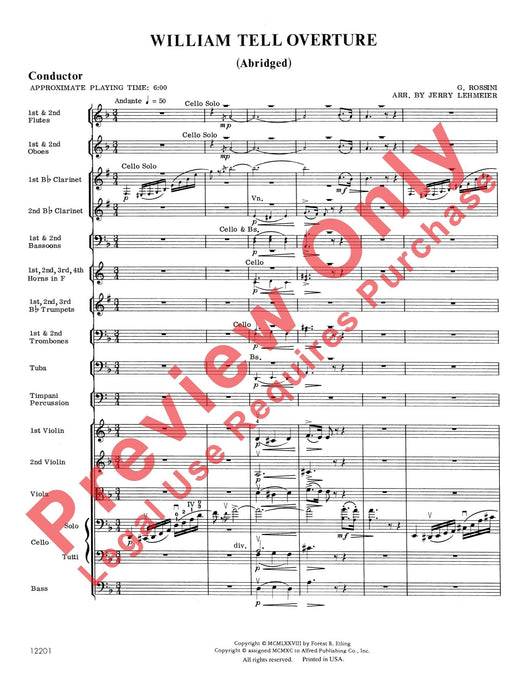 William Tell Overture 羅西尼 威廉泰爾序曲 | 小雅音樂 Hsiaoya Music