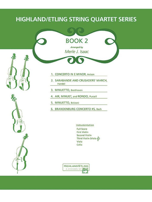 Highland/Etling String Quartet Series: Book 2 弦樂四重奏 總譜 | 小雅音樂 Hsiaoya Music
