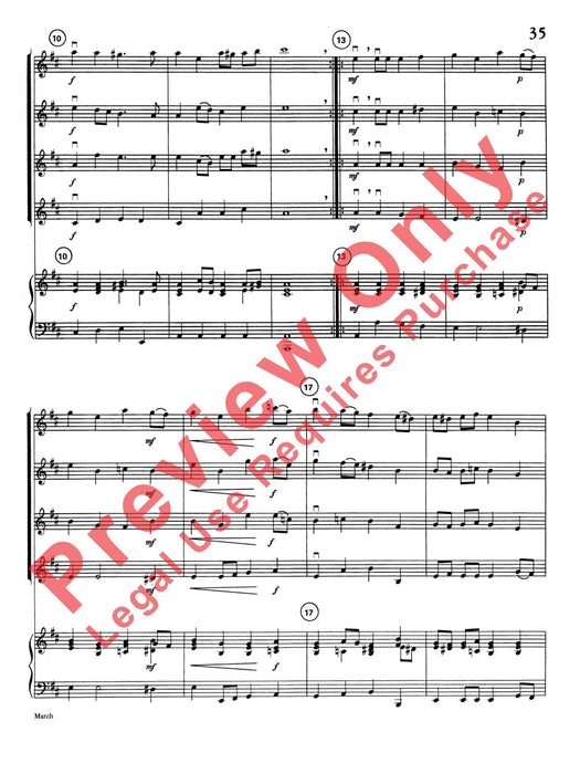 Highland/Etling Violin Quartet Series: Book 1 小提琴 四重奏 總譜 | 小雅音樂 Hsiaoya Music