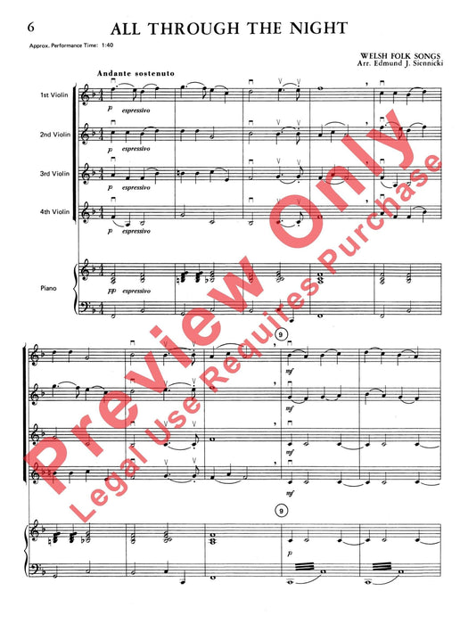 Highland/Etling Violin Quartet Series: Book 1 小提琴 四重奏 總譜 | 小雅音樂 Hsiaoya Music