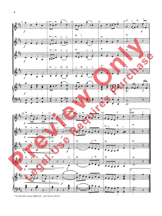 Highland/Etling Violin Quartet Series: Book 3 小提琴 四重奏 總譜 | 小雅音樂 Hsiaoya Music