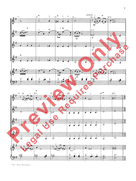 Highland/Etling Violin Quartet Series: Book 3 小提琴 四重奏 總譜 | 小雅音樂 Hsiaoya Music