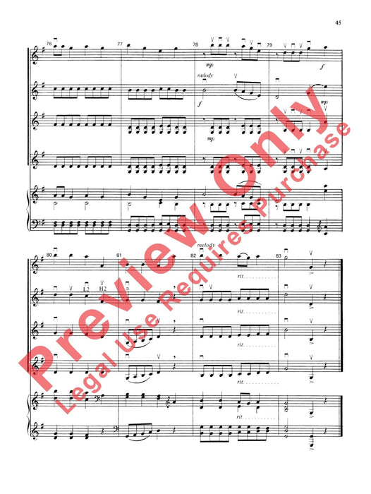 Highland/Etling Violin Quartet Series: Book 3 小提琴 四重奏 | 小雅音樂 Hsiaoya Music