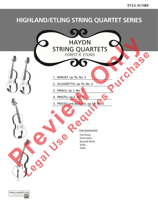 Haydn String Quartets 海頓 弦樂 四重奏 | 小雅音樂 Hsiaoya Music