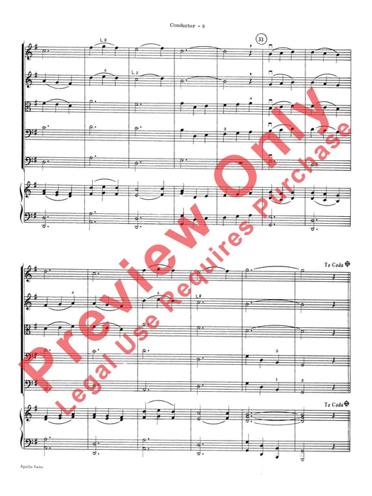 The Apollo Suite 組曲 總譜 | 小雅音樂 Hsiaoya Music