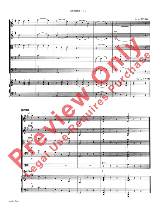 The Apollo Suite 組曲 總譜 | 小雅音樂 Hsiaoya Music