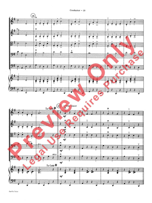 The Apollo Suite 組曲 總譜 | 小雅音樂 Hsiaoya Music