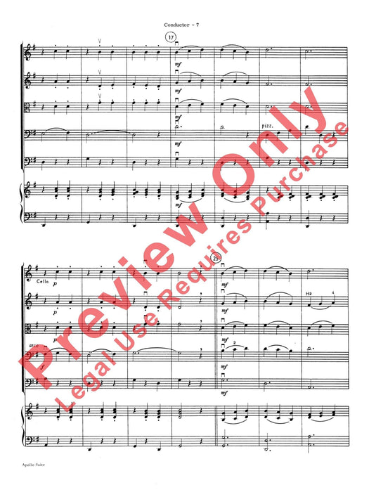 The Apollo Suite 組曲 總譜 | 小雅音樂 Hsiaoya Music