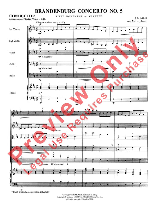 Brandenburg Concerto No. 5 巴赫約翰‧瑟巴斯提安 協奏曲 | 小雅音樂 Hsiaoya Music