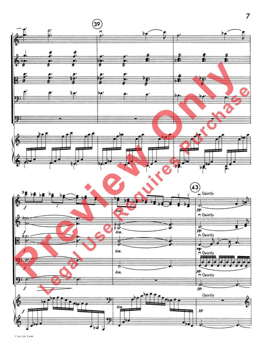 Clair de lune (from Suite Bergamasque) 德布西 月光貝加瑪斯克組曲 | 小雅音樂 Hsiaoya Music