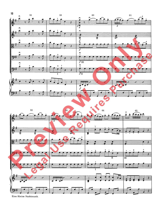 Eine Kleine Nachtmusik 莫札特 弦樂小夜曲 總譜 | 小雅音樂 Hsiaoya Music