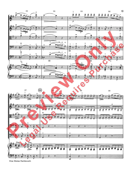 Eine Kleine Nachtmusik 莫札特 弦樂小夜曲 總譜 | 小雅音樂 Hsiaoya Music