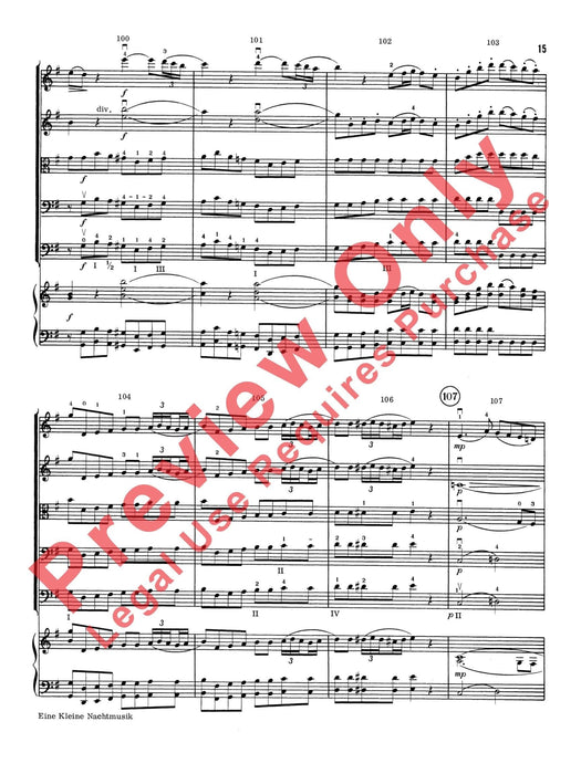 Eine Kleine Nachtmusik 莫札特 弦樂小夜曲 總譜 | 小雅音樂 Hsiaoya Music