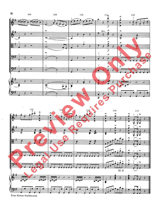 Eine Kleine Nachtmusik 莫札特 弦樂小夜曲 總譜 | 小雅音樂 Hsiaoya Music