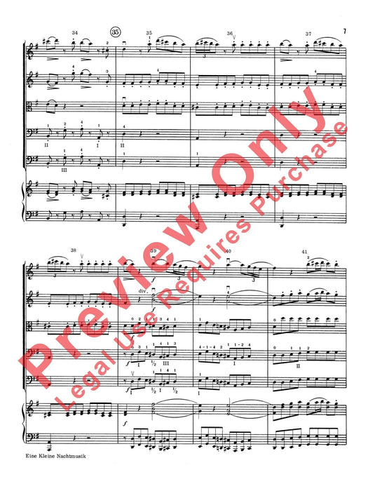 Eine Kleine Nachtmusik 莫札特 弦樂小夜曲 總譜 | 小雅音樂 Hsiaoya Music