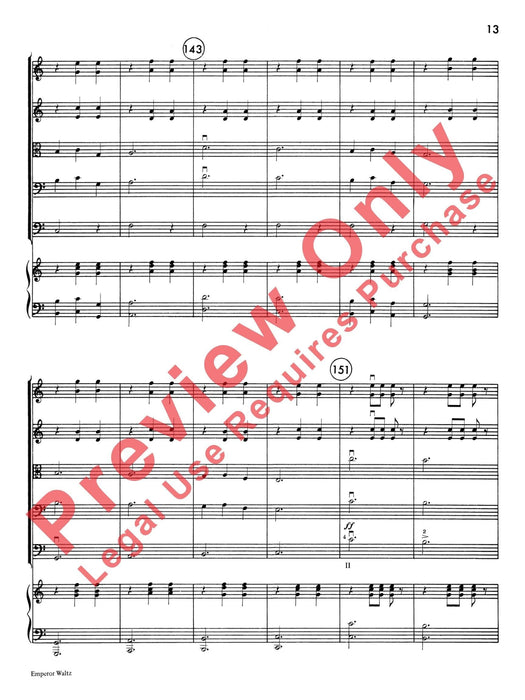 Emperor Waltz 史特勞斯,約翰 皇帝圓舞曲 總譜 | 小雅音樂 Hsiaoya Music