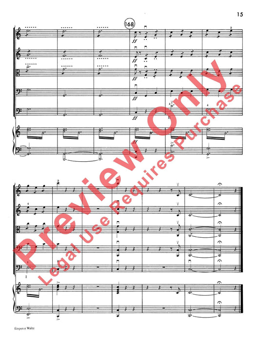 Emperor Waltz 史特勞斯,約翰 皇帝圓舞曲 總譜 | 小雅音樂 Hsiaoya Music