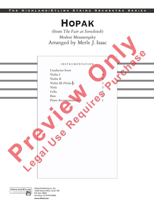 Hopak 總譜 | 小雅音樂 Hsiaoya Music