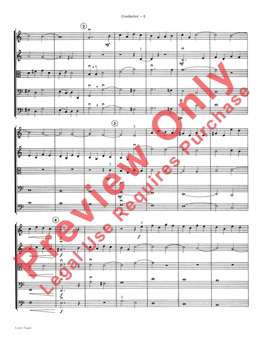 Little Fugue 韓德爾 復格曲 總譜 | 小雅音樂 Hsiaoya Music