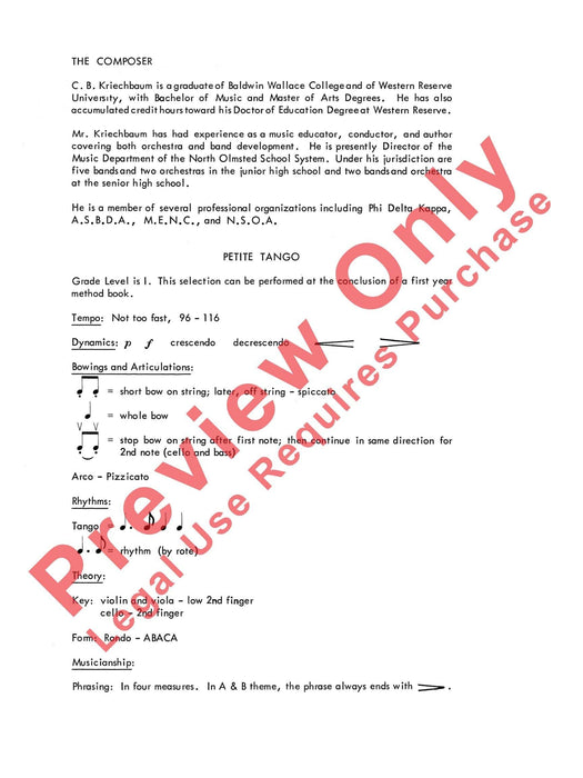 Petite Tango 探戈 | 小雅音樂 Hsiaoya Music