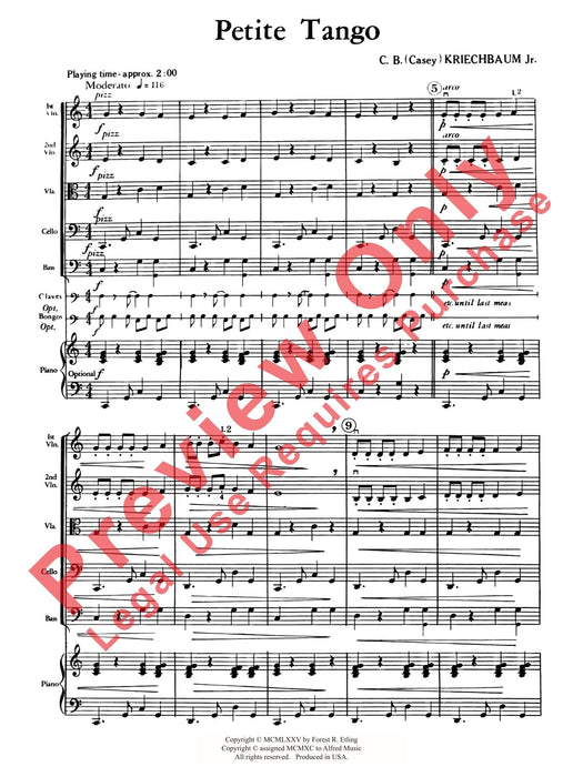 Petite Tango 探戈 | 小雅音樂 Hsiaoya Music