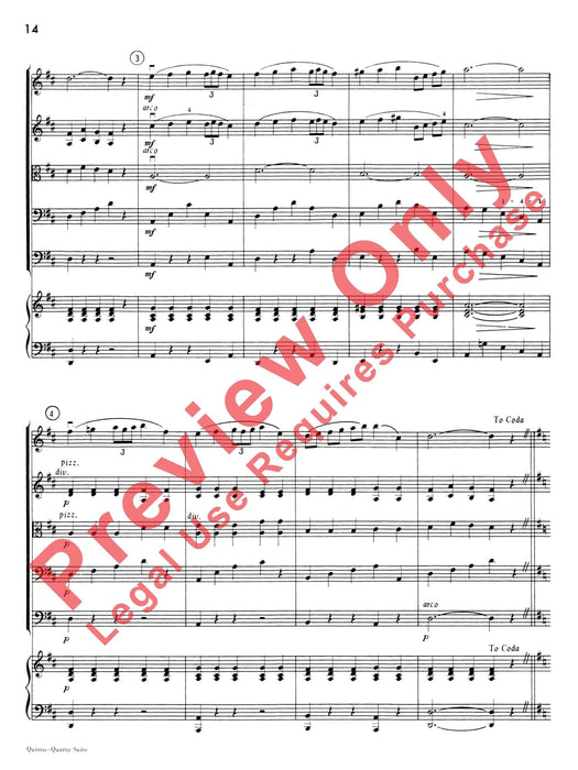 Quinto-Quarto Suite 組曲 總譜 | 小雅音樂 Hsiaoya Music