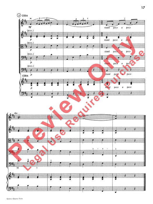 Quinto-Quarto Suite 組曲 總譜 | 小雅音樂 Hsiaoya Music