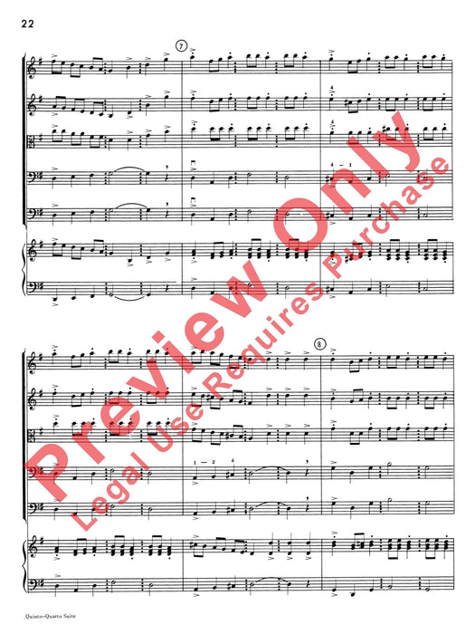 Quinto-Quarto Suite 組曲 總譜 | 小雅音樂 Hsiaoya Music