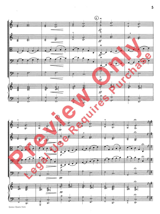 Quinto-Quarto Suite 組曲 總譜 | 小雅音樂 Hsiaoya Music