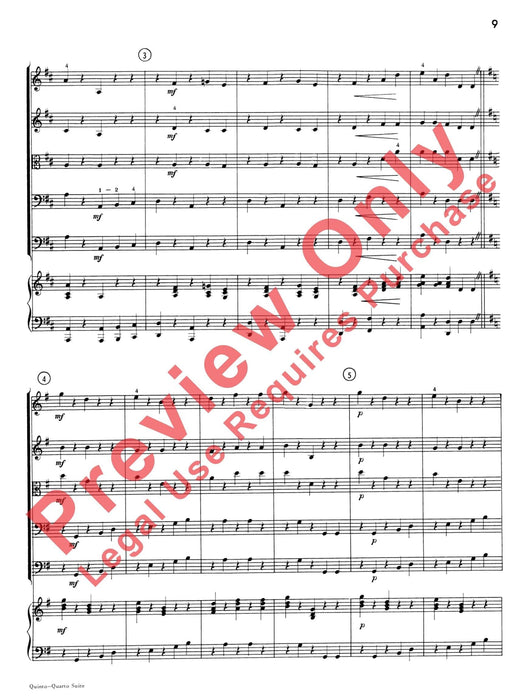 Quinto-Quarto Suite 組曲 總譜 | 小雅音樂 Hsiaoya Music