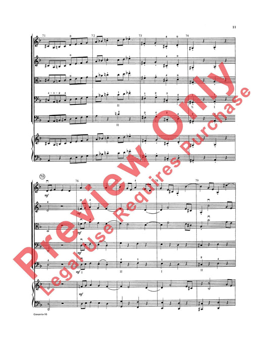 Concerto in D minor 巴赫約翰‧瑟巴斯提安 協奏曲 總譜 | 小雅音樂 Hsiaoya Music