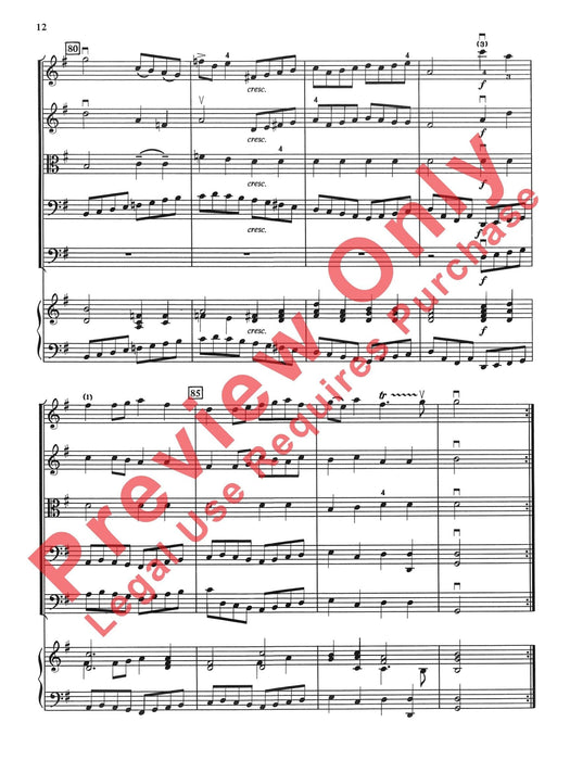 Bach Suite for String Orchestra 巴赫約翰‧瑟巴斯提安 組曲 弦樂團 總譜 | 小雅音樂 Hsiaoya Music