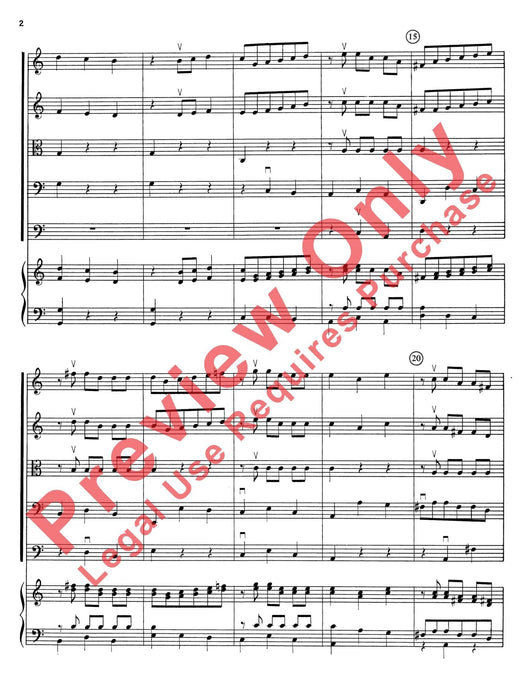 Brandenburg Concerto No. 4 (First Movement -- Abridged) 巴赫約翰‧瑟巴斯提安 協奏曲 樂章 總譜 | 小雅音樂 Hsiaoya Music