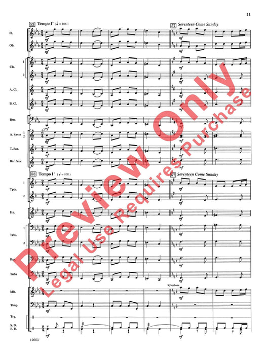 English Folk-Song Fantasy 民謠 總譜 | 小雅音樂 Hsiaoya Music