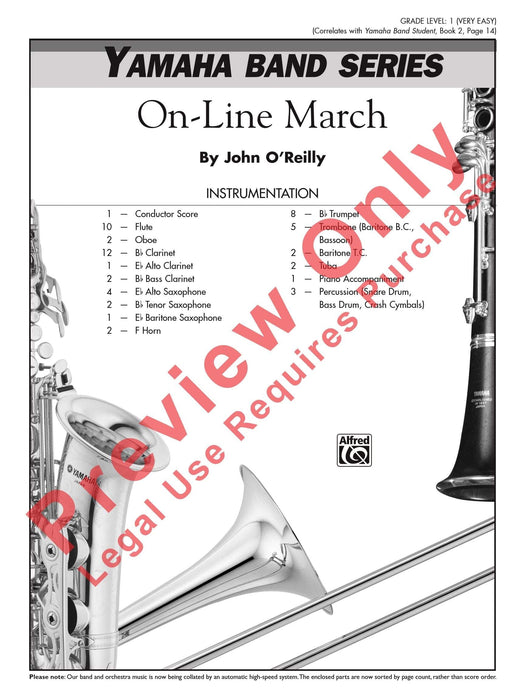 On-Line March 進行曲 總譜 | 小雅音樂 Hsiaoya Music