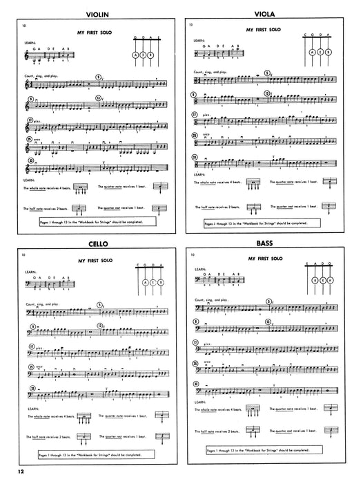 Solo Time for Strings, Book 1 For String Class or Individual Instruction 獨奏 弦樂 | 小雅音樂 Hsiaoya Music